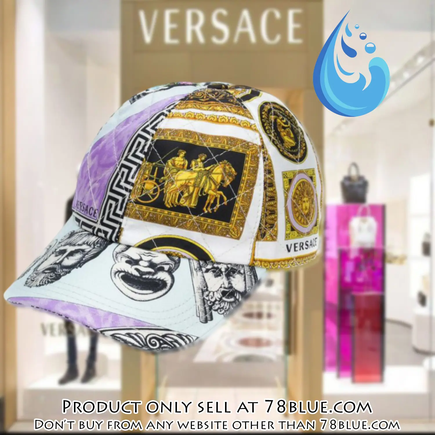 Versace luxury cap print 3d trending cap ctc1086 78b5849860